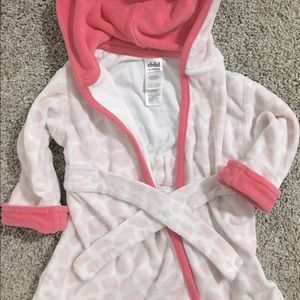 Infant girls bath robe